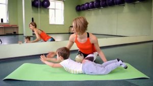 Упражнения для укрепления спины детям. Часть II