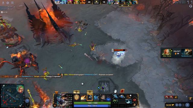 DOTA 2 МАГНУС В СЛОЖНОЙ И ЛЁГКОЙ ИГРЕ С ХУДШИМИ 4-КАМИ смотреть онлайн