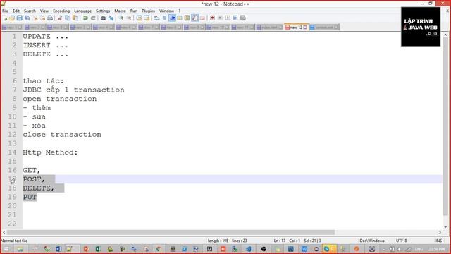 Restful api web service trong java web jsp servlet phần 1 смотреть онлайн