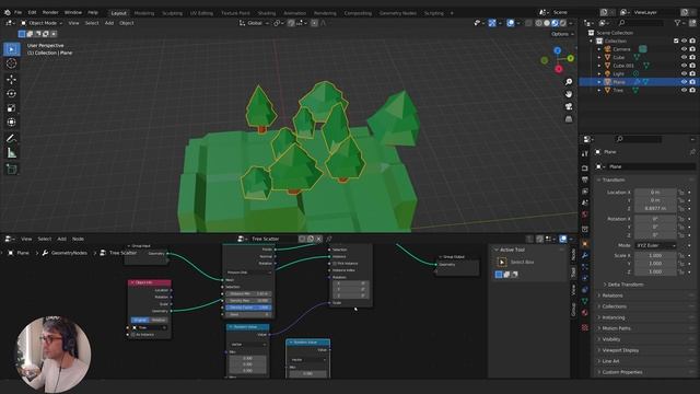 It's All About Perspective! Low-Poly Forest Blender Tutorial (Ortographic vs Perspective camera) смотреть онлайн