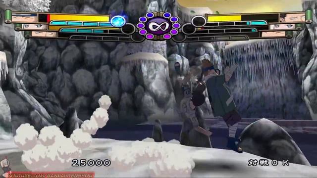 Naruto Clash of ninja 4 Ino Shika cho (End) 3 man cell Score Attack Max Difficulty смотреть онлайн