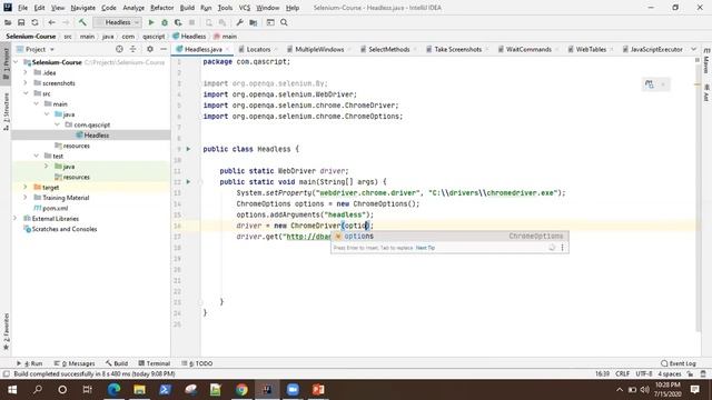 Selenium Automation Framework Tutorial - Run Tests in Chrome Headless Browser смотреть онлайн
