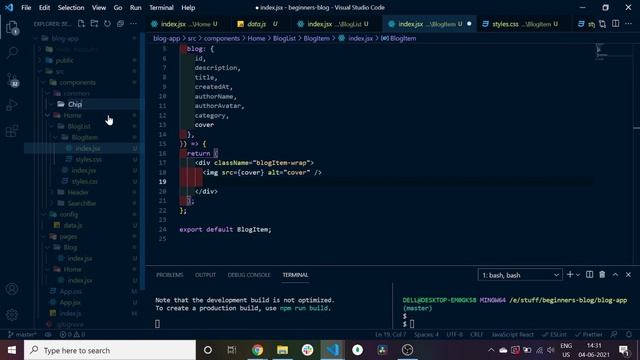 Build a Blog App with React | React Tutorial for Beginners смотреть онлайн