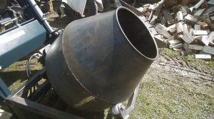 Самодельная бетономешалка на Мтз
