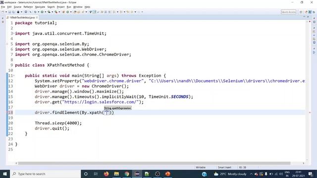 How To Use text() Method In XPath Selenium WebDriver || Java