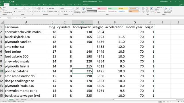 Most Useful Keyboard Shortcuts for Microsoft Excel (Includes Cheat Sheet) смотреть онлайн