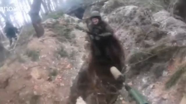 Кадры штурма !!! Сила и Шторм Z и ВДВ опорного пункта хохлов !!! В Серебрянском лесничестве !!!