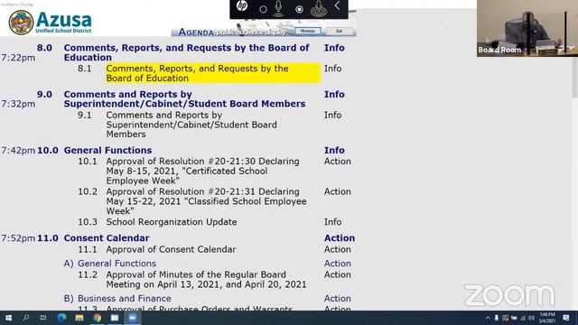 AUSD Board Meeting - May 4, 2021 смотреть онлайн