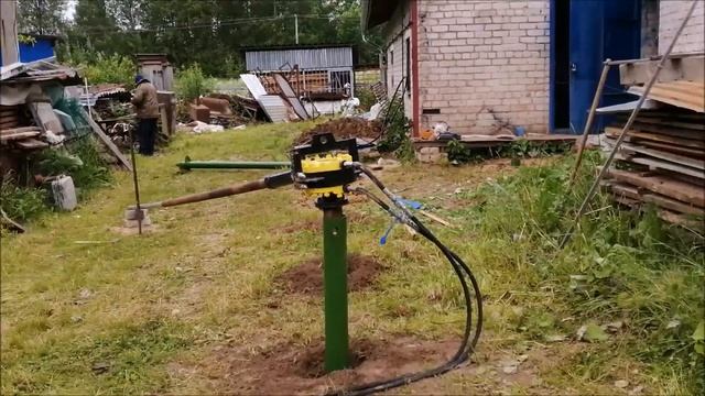 как закрутить винтовые сваи смотреть онлайн