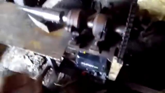 Винтовой конусный дровокол от мотоблока 6,5 л.с