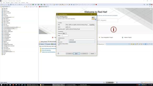 Gitlab Tutorial | clone gitlab project in eclipse | code ready studio | okay java | смотреть онлайн