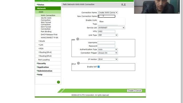 ZTE F660 CONFIGURATION