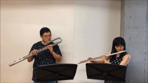 Mozart SONATA KV292 for Alto Flute & Bass Flute(original for Bassoon and Violincello B-dur)