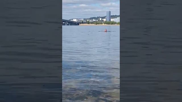 Закаляюсь в реке Волга💪🦭 🌡воды 13.4 градуса #моржевание #морж #закаливаниехолоднойводой