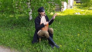 Романс "На последнюю пятерку" под балалайку. Евгений Ербенев.