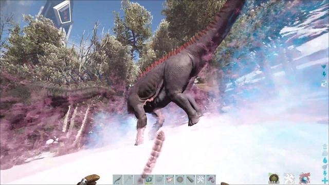 Как тамить Амаргасавра! amargasaurus ARK смотреть онлайн