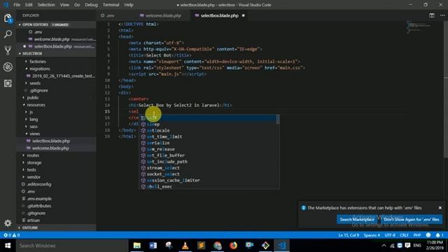 Creating Multi Select Box using Select2 jQuery in laravel framework смотреть онлайн