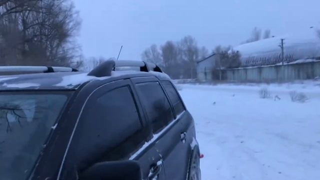 Mitsubishi Outlander 2005 2.4 автомат - обзор по снегу, не Outlander XL автообзор на внедорожник смотреть онлайн