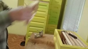 Натяжка проволоки на рамку 145