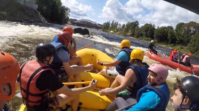 РАФТИНГ НА РЕКЕ Вуокса в ЛОСЕВО июль 2023 (Ленинградская область) смотреть онлайн