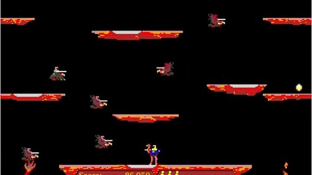 Joust! My best game; written in TCL/TK (homebrew arcade) смотреть онлайн