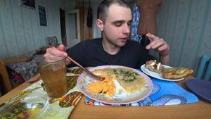 МУКБАНГ АСМР ГОРОШНИЦА / ФИЛЕ КУРИНОЕ В ПОДЛИВЕ / ЗАКУСКА / БУТЕРБРОДЫ / САМСА / ASMR Mukbang #475