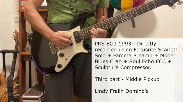 PRS EG3 1993 Lindy Fralin Domino HFS Review Original Pickups смотреть онлайн