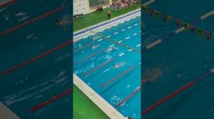 Соревнования по плаванию в Олимпийской Деревне-80. Мальчики 2010 г.р. Брасс 50 метров.