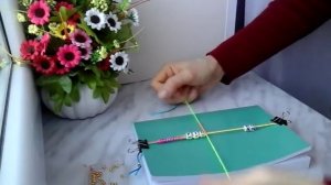 Isimli bileklik yapimi/  DiY bracelet/ Плетем именной браслет