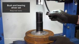 How to change rear wheel bearing on NISSAN MICRA K12 [TUTORIAL AUTODOC]