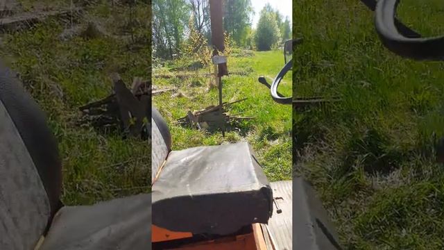 Минитрактор - самоделка на уазовской коробке смотреть онлайн