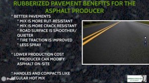 Rubber Asphalt Process