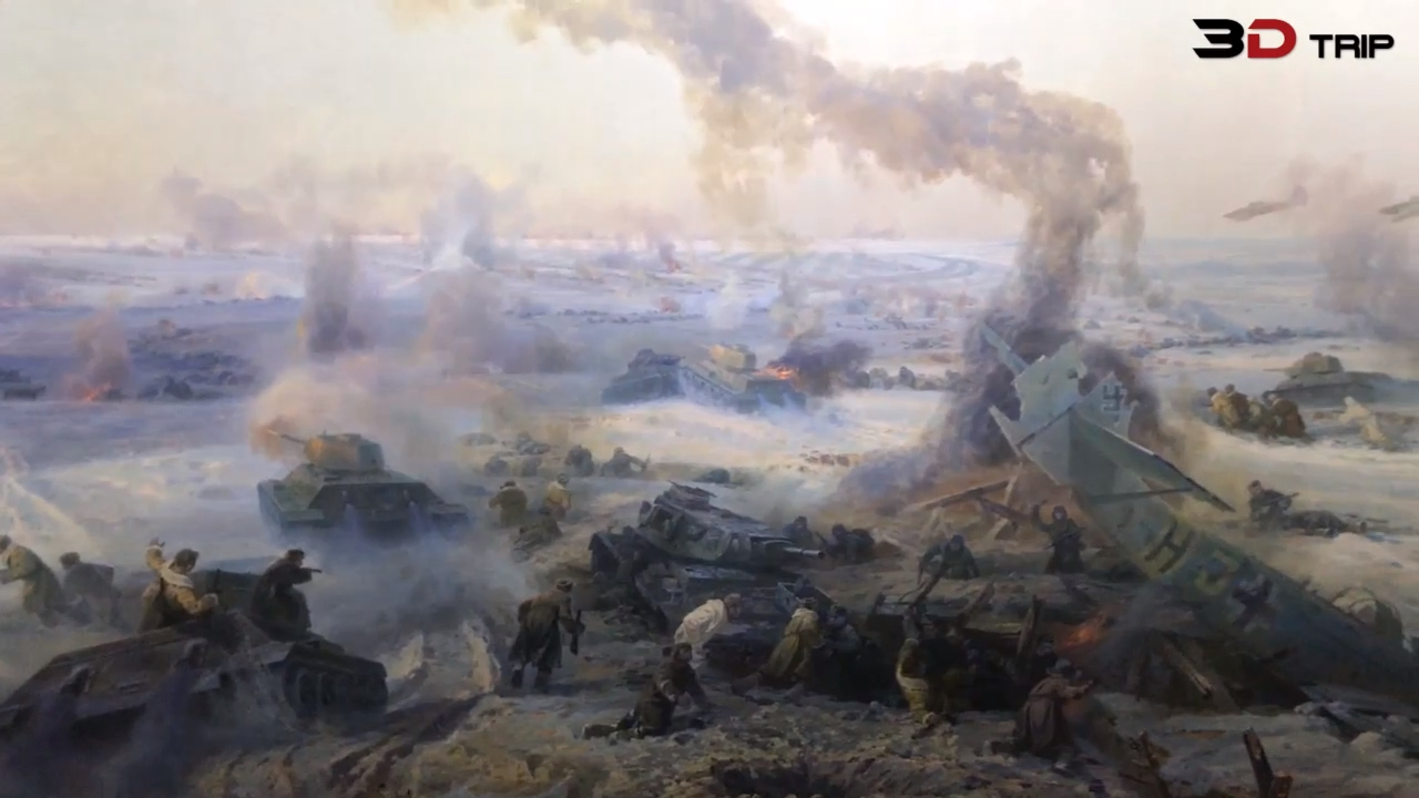 Музей-панорама Сталинградская битва Волгоград круговая диорама