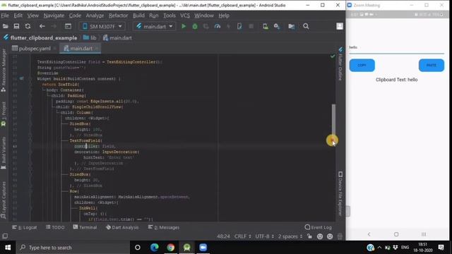 Clipboard in Flutter | Flutter Tutorials | #Flutter | #CodeStudio