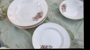 ОЙ, ЧТО КУПИЛА! Все нервы истрепала. Посуда на барахолке. Советский антиквариат. Тарелки СССР.