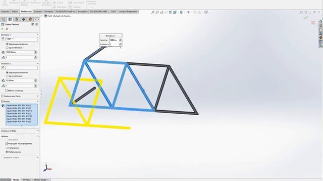 Ферменный мост. Solidworks. Металлоконструкция Уроки работа и курсы для начинающих 3Д моделирование