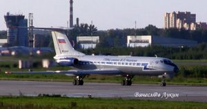Тренировочный полёт Ту-134Ш RF-95949