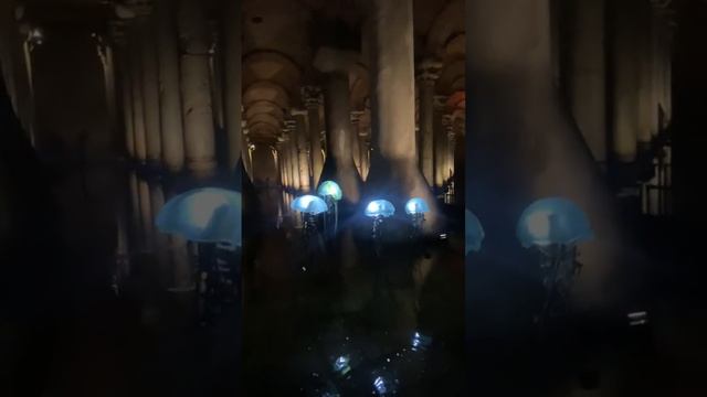 Istanbul Turkey Inside Basilica Cistern YerebatanSarnici #travel #istanbul #turkey #basilicacistern