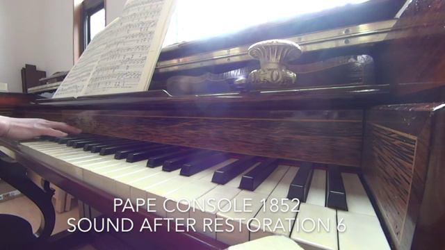 PAPE Console 1852 sound after restoration6 смотреть онлайн