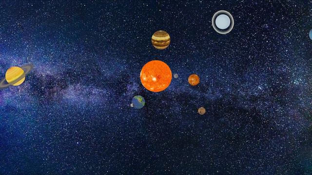Solar System Orbiting Planet Speeds Relative to Saturn Completing an Orbit in 30 Minutes смотреть онлайн