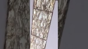 Витраж из гибкого камня со светодиодной подсветкой.