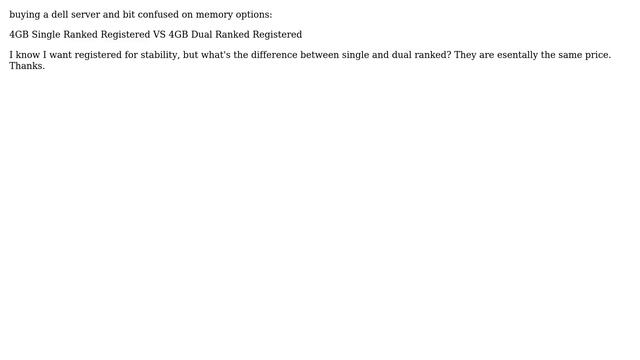 Single Ranked Memory Or Dual Ranked смотреть онлайн