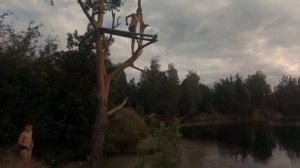 ПРИЕХАЛИ НА КАРЬЕР!!! | ПРЫЖКИ В ВОДУ С ВЫСОТИ!!! САЛЬТО И ТРЮКИ |
