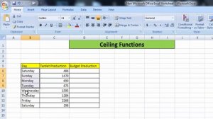 How to Use Floor and Ceiling Functions in Ms Excel || Ms Excel Training