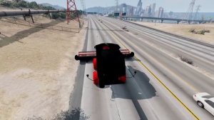 Увидишь эти комбайны - жми на газ! Гонки комбайнов. Пожиратель, Чёрный комбайн. BeamNG Drive.