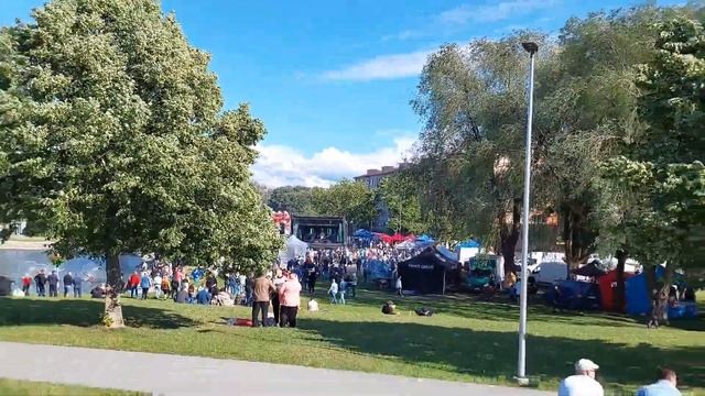 видео ещё с дня города и глупая идея - залезть на дерево для красивого видео смотреть онлайн