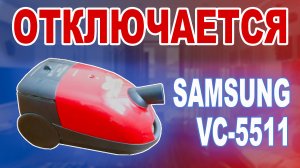 Ремонт пылесоса Samsung VC-5511, отключается во время работы