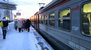 На ЭЛЕКТРИЧКЕ в Семёнов / From the window of the ELECTRIC TRAIN: Nizhny Novgorod region