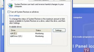 Configure Your Windows XP System Restore Options