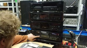 сравнение cassette,  калибровка. Деки Deck Kenwood KX-4520 + SONY TC K333esR K333esG + K333esL сер 3